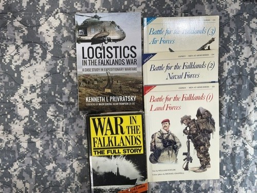 Falklands war books lot - falklands, (lot