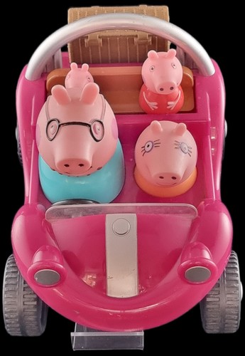 Peppa pig purple beach - pig, buggy