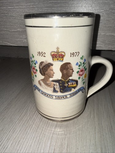 1977 queens silver jubilee - queens, mug