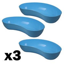 3 x Large Kidney Dish - Bowl