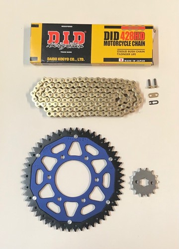 Did gold chain - chain, blue
