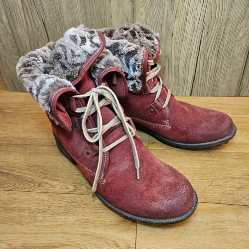 Josef seibel boots red ladies - red,