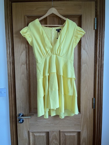 Boohoo yellow mini - yellow,