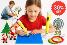  3D Pen for kids with 3D Mat