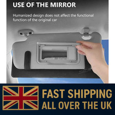 Car sun visor - extender, on