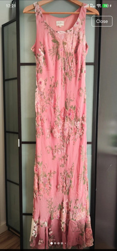 Adini pink floral beaded - pink,