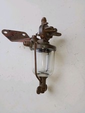 NUFFIELD tractor brass ENOTS fuel tap / glass bowl.UNIVERSAL 4/60 10/60 4DM