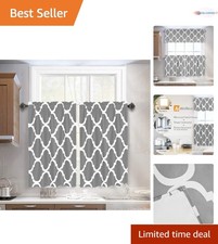 Set of 2 Grey Moroccan