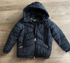 BNWT Barbour International Brooklyn Quilted Jacket Black Size 12