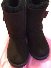 Celtic & Co kids sheepskin Boot Size 13- 1 Very Nice Moka Brown