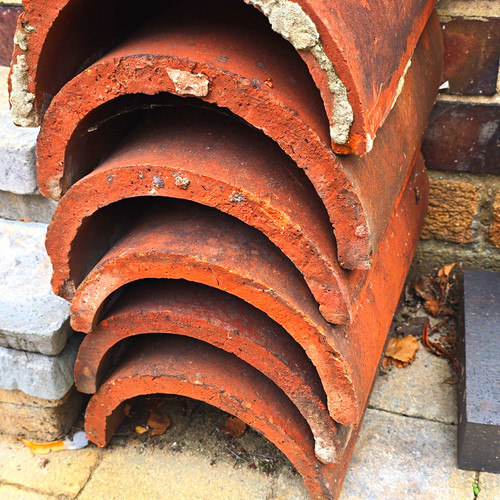 Red clay barrel roof - barrel,