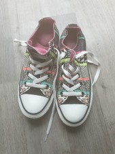 Size 3 Girls Aztec Converse