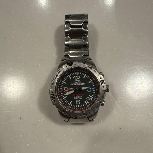 Timex indiglo compass watch - indiglo,