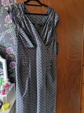 BNWT Stop Staring Grey Polka