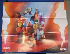 Death Triangle Full Gear AEW All Elite Crate Wrestling Folded 17x22 Poster