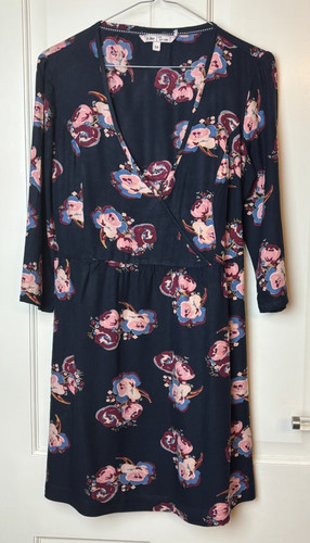 Fat face uk12 navy pink - fat,