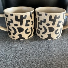 2x Habitat Abstract Shapes Wax