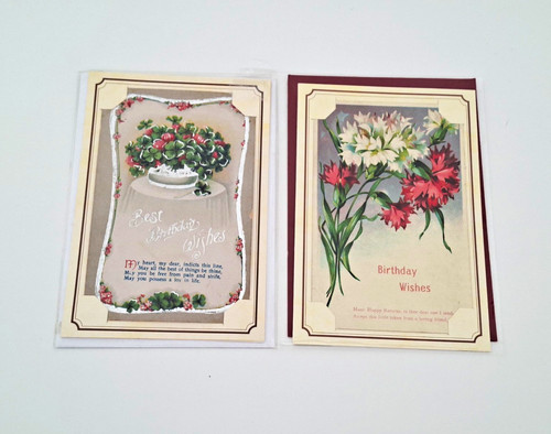 Birthday cards with - x2,