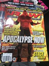 WWF WWE RAW Magazine HOLIDAY 2003 Kane + Wrestlemania Poster
