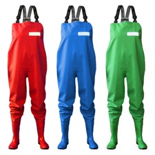 WOMEN CHEST WADERS woman , 3KAMIDO  4 - 8 UK , 36 - 42 EU  Blue and Green