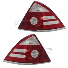 Ford Mondeo Rear Light Mk3 2005-2007 Clear Tail Lamp Lens 1 Pair Left & Right