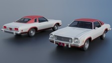 Chevrolet Chevelle Laguna S-3 1974 Model Car Kit  3D Printed  1/8 to 1/25 Scale