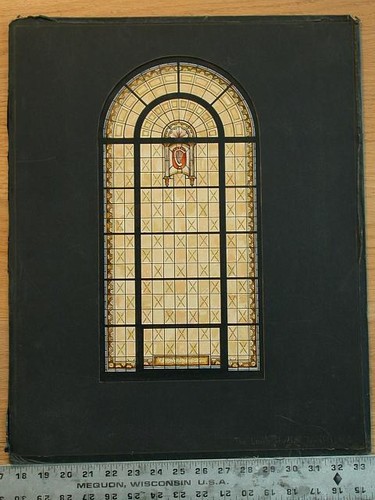 Stained glass window design - glass,