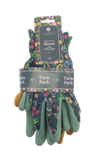 Meadow bee gardening gloves - meadow,