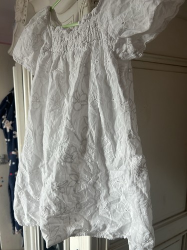 Girls white summer dress age - girls,