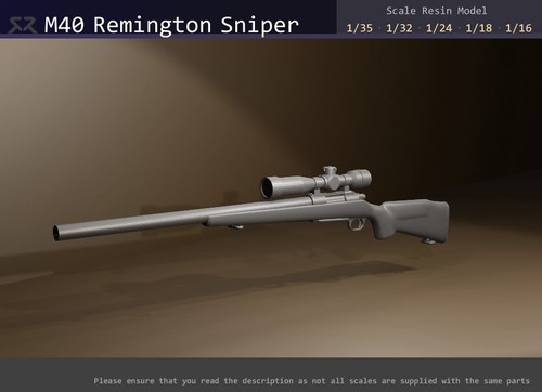 M40 remington sniper 1 35 - sniper, 1/35