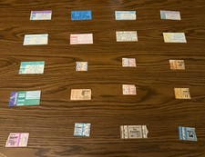 LOT 20 RARE CONCERT TICKET