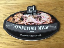 Stonefish Beer Pump Clip Fish Theme Lymestone Brewery Dangerous Venomous