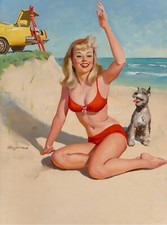 GIL ELVGREN Pin-Up Poster or