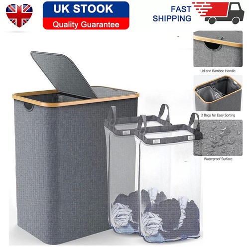 145l large laundry basket bin - laundry,