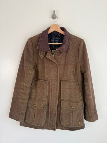 Joules tweed field coat jacket - tweed,