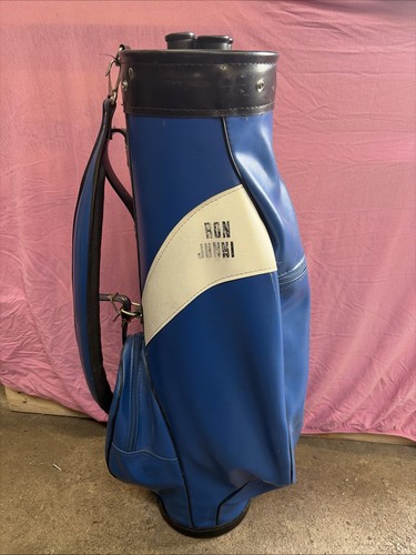 Vintage blue golf bag - vintage,