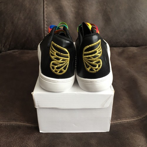 Anesia black gold butterfly - gold,