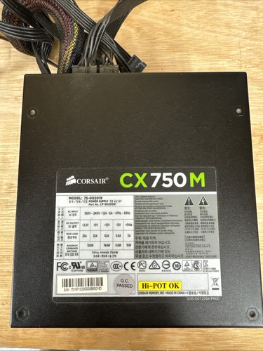 Corsair cx750m 750w semi - 750w,
