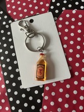 Fireball miniature whisky bottle keyring father’s day gift