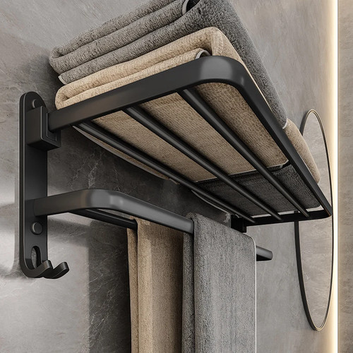 Double tier towel rail - double,