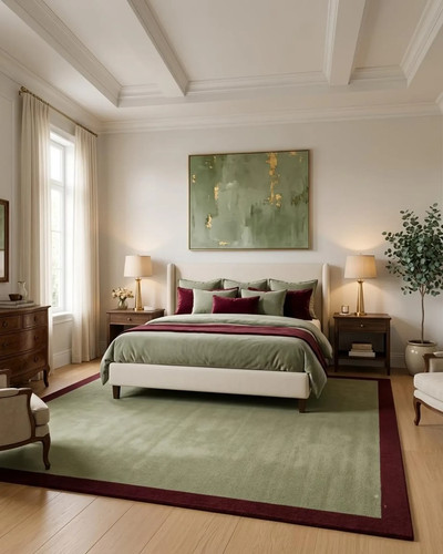 Hand tufted wool - tufted, rug