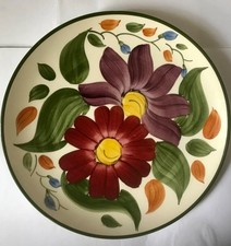 Hand Painted Vintage Royal Victoria Wade Pottery Plate Wall Hanging