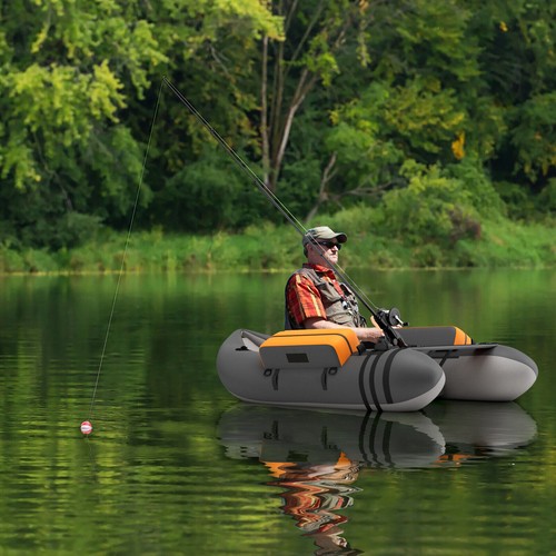 Inflatable fishing float - inflatable,