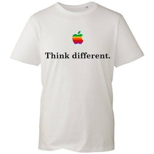 Apple vintage logo think - logo,