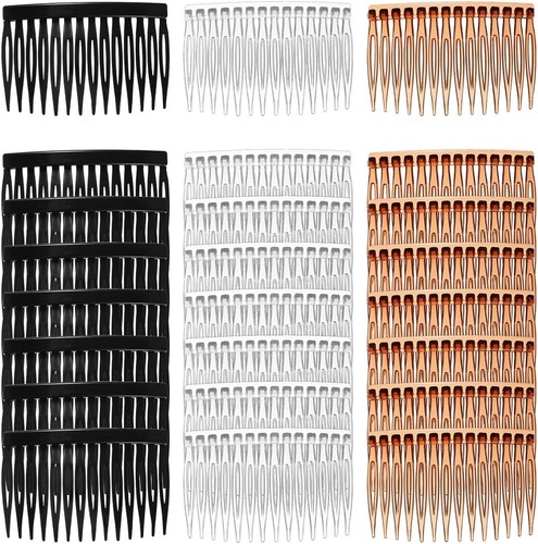 French side hair combs - french,