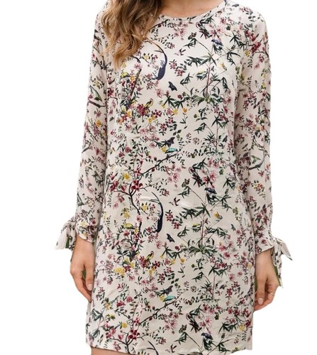 Floral bird print - bird, mini