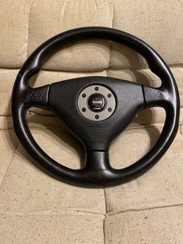 Leather steering wheel - leather, for