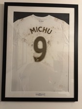 Framed Michu Matchworn Swansea