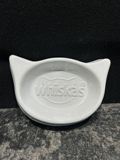 Whiskas Cat Feeding Dish, Water Whisker’s White Cat Bowl Limited Edition Rare