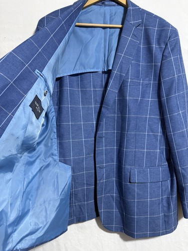 Brook taverner blue check suit - taverner,